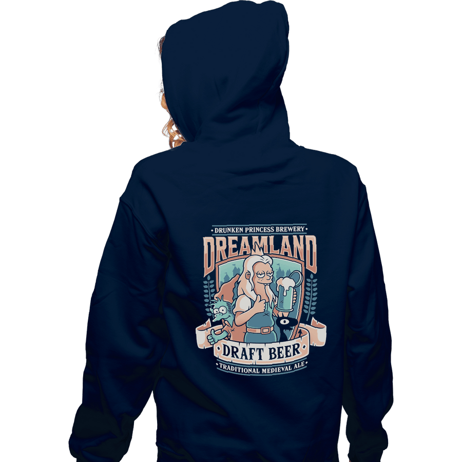 Shirts Zippered Hoodies, Unisex / Small / Navy Dreamland Draft