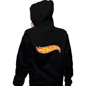 Daily_Deal_Shirts Zippered Hoodies, Unisex / Small / Black Howl's Demon