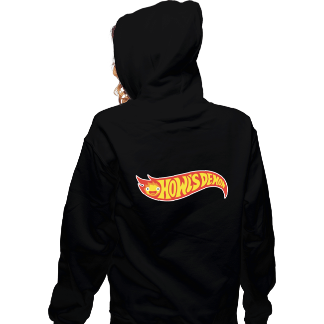 Daily_Deal_Shirts Zippered Hoodies, Unisex / Small / Black Howl's Demon