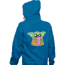 Load image into Gallery viewer, Daily_Deal_Shirts Zippered Hoodies, Unisex / Small / Royal Blue Peep-Alorian
