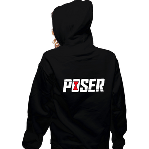 Secret_Shirts Zippered Hoodies, Unisex / Small / Black Poser