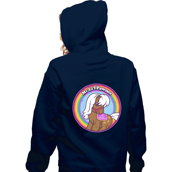 Shirts Zippered Hoodies, Unisex / Small / Navy My Li'l Pawnee