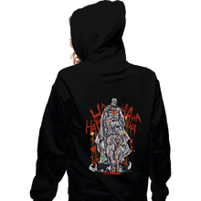 Load image into Gallery viewer, Shirts Zippered Hoodies, Unisex / Small / Black Bat Statue
