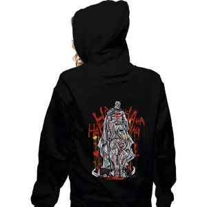 Shirts Zippered Hoodies, Unisex / Small / Black Bat Statue