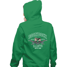 Load image into Gallery viewer, Shirts Zippered Hoodies, Unisex / Small / Irish Green Fighting Saints
