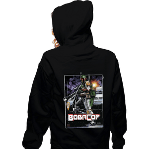 Shirts Zippered Hoodies, Unisex / Small / Black Bobacop