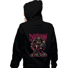Load image into Gallery viewer, Daily_Deal_Shirts Zippered Hoodies, Unisex / Small / Black Cyberdemon

