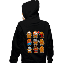 Load image into Gallery viewer, Daily_Deal_Shirts Zippered Hoodies, Unisex / Small / Black Ginger Horror
