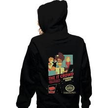 Load image into Gallery viewer, Shirts Zippered Hoodies, Unisex / Small / Black Standard Nerds NES
