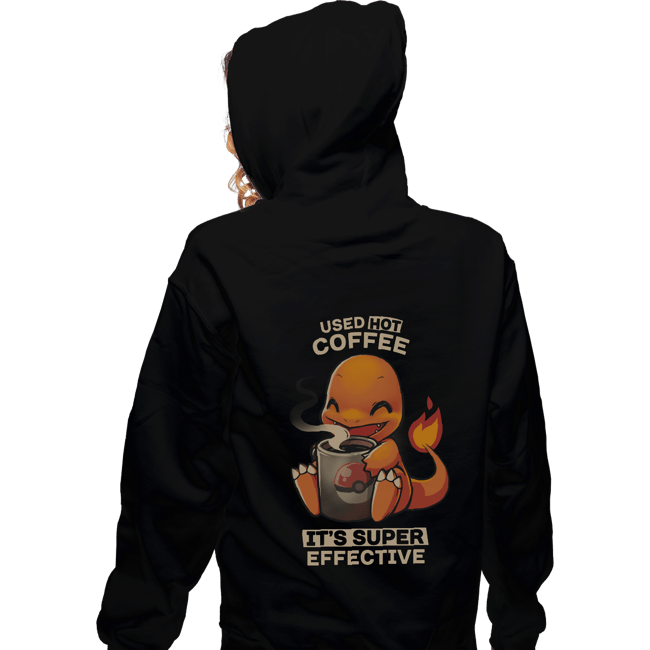 Shirts Zippered Hoodies, Unisex / Small / Black Hot Coffee