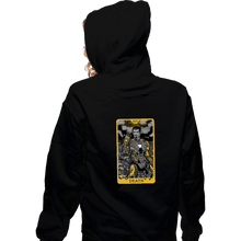 Load image into Gallery viewer, Shirts Zippered Hoodies, Unisex / Small / Black Tarot Death
