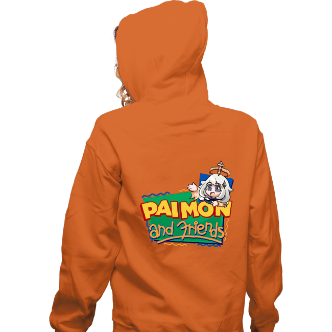 Secret_Shirts Zippered Hoodies, Unisex / Small / Red Paimon And Friends!