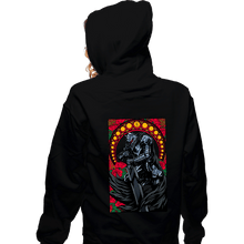 Load image into Gallery viewer, Daily_Deal_Shirts Zippered Hoodies, Unisex / Small / Black Guts X Nouveau
