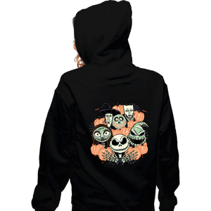 Daily_Deal_Shirts Zippered Hoodies, Unisex / Small / Black The Pumpkin Crew