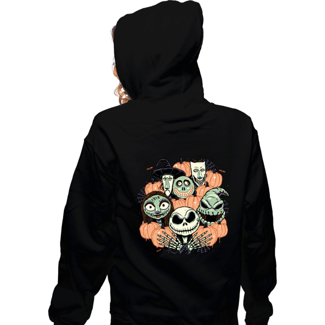 Daily_Deal_Shirts Zippered Hoodies, Unisex / Small / Black The Pumpkin Crew