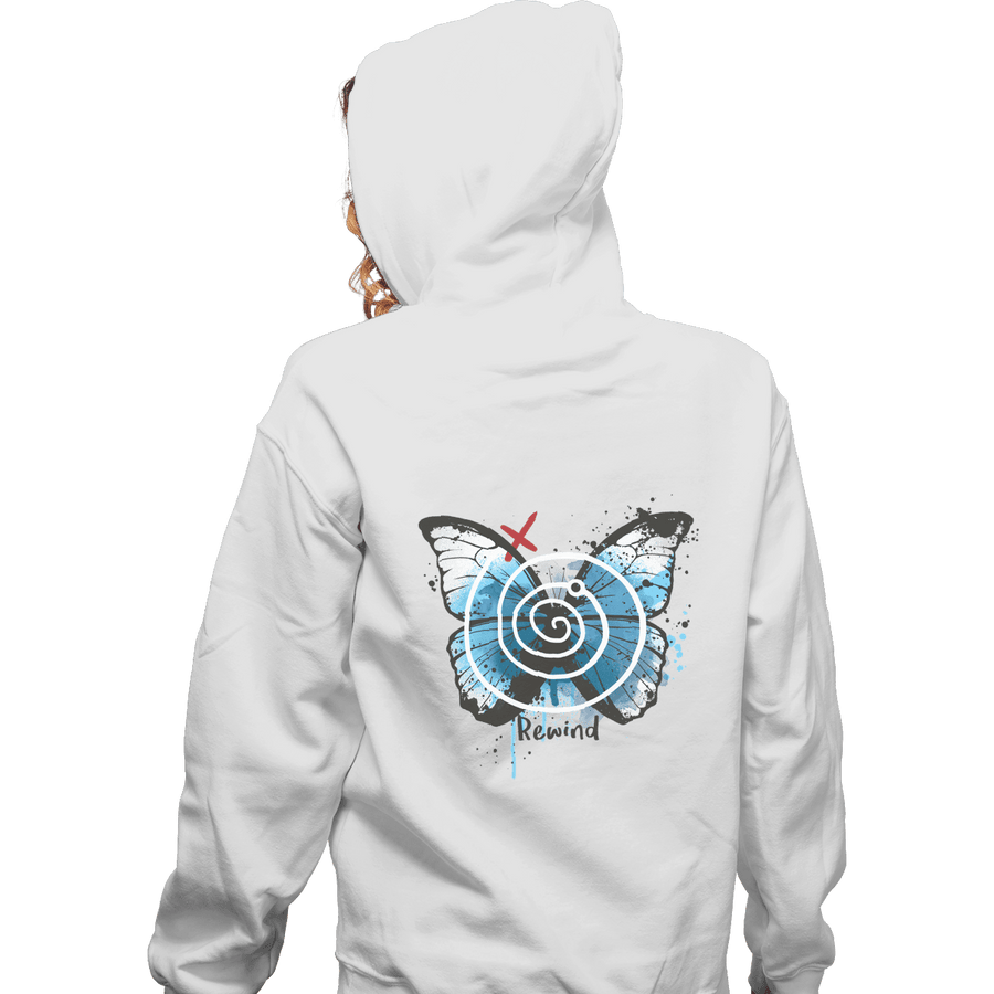 Secret_Shirts Zippered Hoodies, Unisex / Small / White Rewind