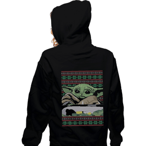 Shirts Pullover Hoodies, Unisex / Small / Black Baby Yoda Ugly Sweater
