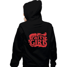 Load image into Gallery viewer, Shirts Zippered Hoodies, Unisex / Small / Black Party Girl
