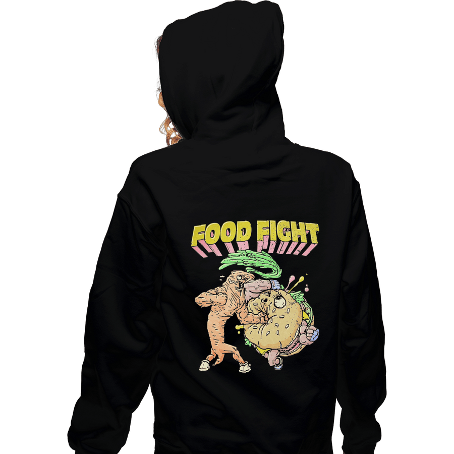 Shirts Zippered Hoodies, Unisex / Small / Black Food Fight