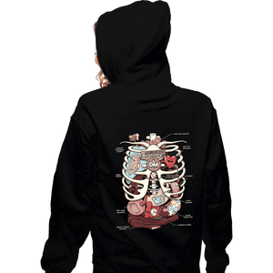 Shirts Zippered Hoodies, Unisex / Small / Black Anatomy Of A DM