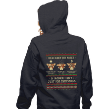 Load image into Gallery viewer, Daily_Deal_Shirts Zippered Hoodies, Unisex / Small / Dark Heather A Mogwai Isn&#39;t Just For Christmas
