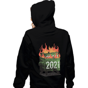 Shirts Zippered Hoodies, Unisex / Small / Black 2021 Double Dumpster Fire
