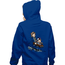 Load image into Gallery viewer, Shirts Zippered Hoodies, Unisex / Small / Royal Blue Pretty Dang Good Babysitter
