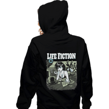 Load image into Gallery viewer, Shirts Pullover Hoodies, Unisex / Small / Black Life Fiction

