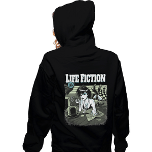 Shirts Pullover Hoodies, Unisex / Small / Black Life Fiction