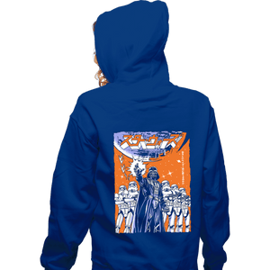 Daily_Deal_Shirts Zippered Hoodies, Unisex / Small / Royal Blue Vader JP