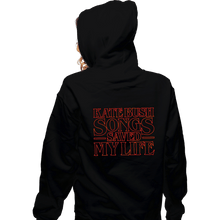 Load image into Gallery viewer, Daily_Deal_Shirts Zippered Hoodies, Unisex / Small / Black Strange Songs
