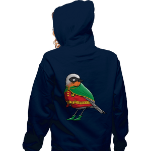 Shirts Zippered Hoodies, Unisex / Small / Navy Bird Wonder