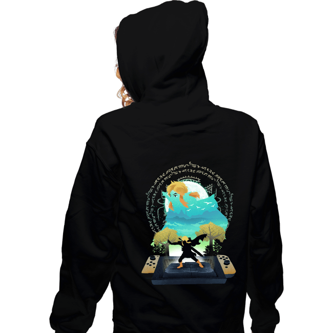 Daily_Deal_Shirts Zippered Hoodies, Unisex / Small / Black Kingdom Tears