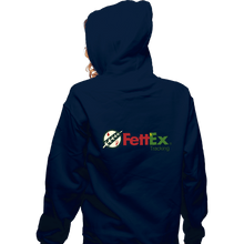 Load image into Gallery viewer, Daily_Deal_Shirts Zippered Hoodies, Unisex / Small / Navy Fettex
