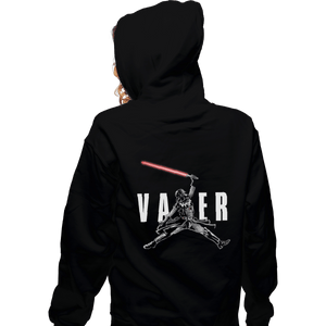 Shirts Zippered Hoodies, Unisex / Small / Black Air Vader