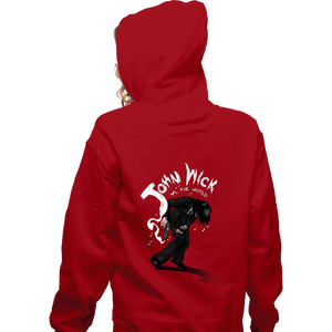 Secret_Shirts Zippered Hoodies, Unisex / Small / Red Wick VS The World