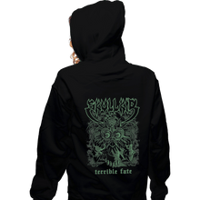 Load image into Gallery viewer, Shirts Zippered Hoodies, Unisex / Small / Black Terrible Fate
