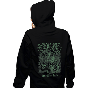 Shirts Zippered Hoodies, Unisex / Small / Black Terrible Fate