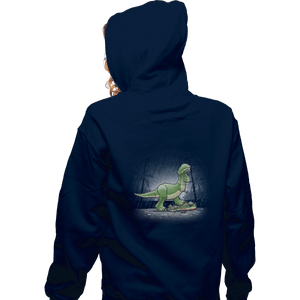 Shirts Zippered Hoodies, Unisex / Small / Navy Jurassic Toy