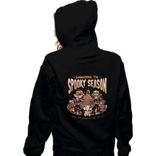 Load image into Gallery viewer, Daily_Deal_Shirts Zippered Hoodies, Unisex / Small / Black Summoning The Spooky Season
