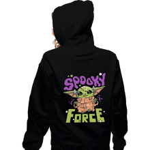 Load image into Gallery viewer, Shirts Zippered Hoodies, Unisex / Small / Black Spooky Force
