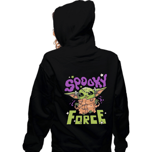 Shirts Zippered Hoodies, Unisex / Small / Black Spooky Force