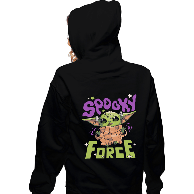 Shirts Zippered Hoodies, Unisex / Small / Black Spooky Force