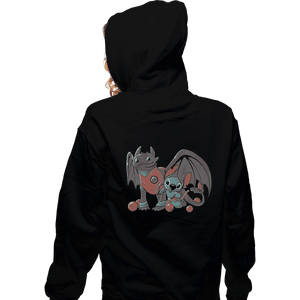 Shirts Zippered Hoodies, Unisex / Small / Black Dragon Cuties