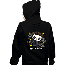 Load image into Gallery viewer, Shirts Zippered Hoodies, Unisex / Small / Black Hello Peter
