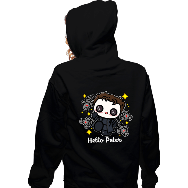 Shirts Zippered Hoodies, Unisex / Small / Black Hello Peter