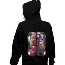 Load image into Gallery viewer, Shirts Zippered Hoodies, Unisex / Small / Black Heroes Til The End
