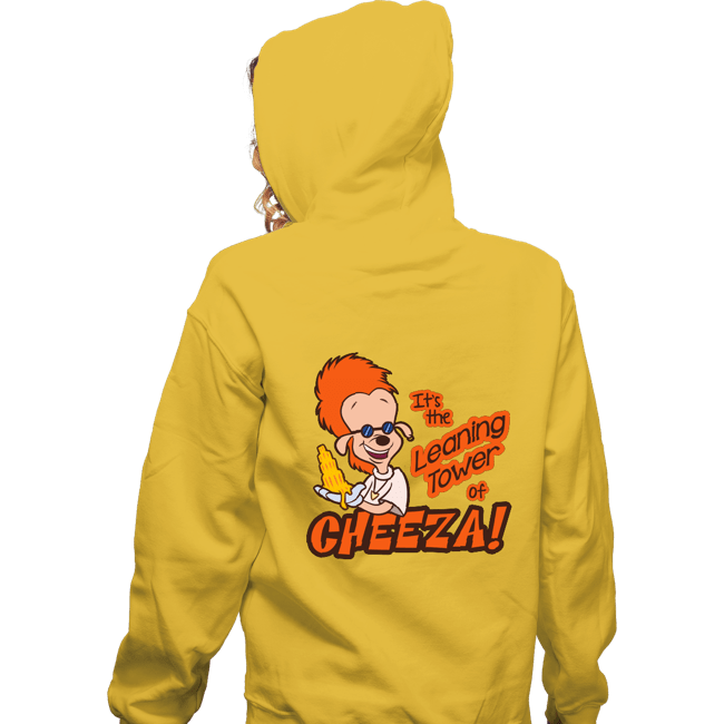 Shirts Zippered Hoodies, Unisex / Small / White Leaning Power Of Cheeza