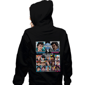Shirts Zippered Hoodies, Unisex / Small / Black Time Fighters 14th VS 15th