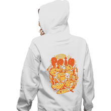 Load image into Gallery viewer, Last_Chance_Shirts Zippered Hoodies, Unisex / Small / White Bread Is Pain

